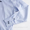 Men's Light Blue Business Formal Office Shirt